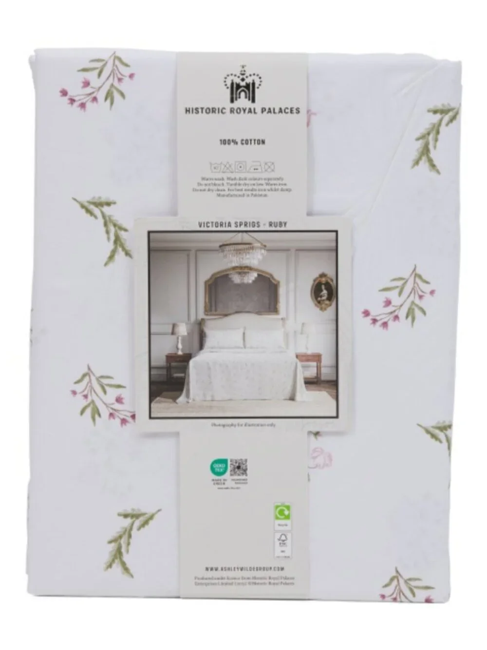 HISTORIC ROYAL PALACES Victoria Springs Ruby Sheet Set